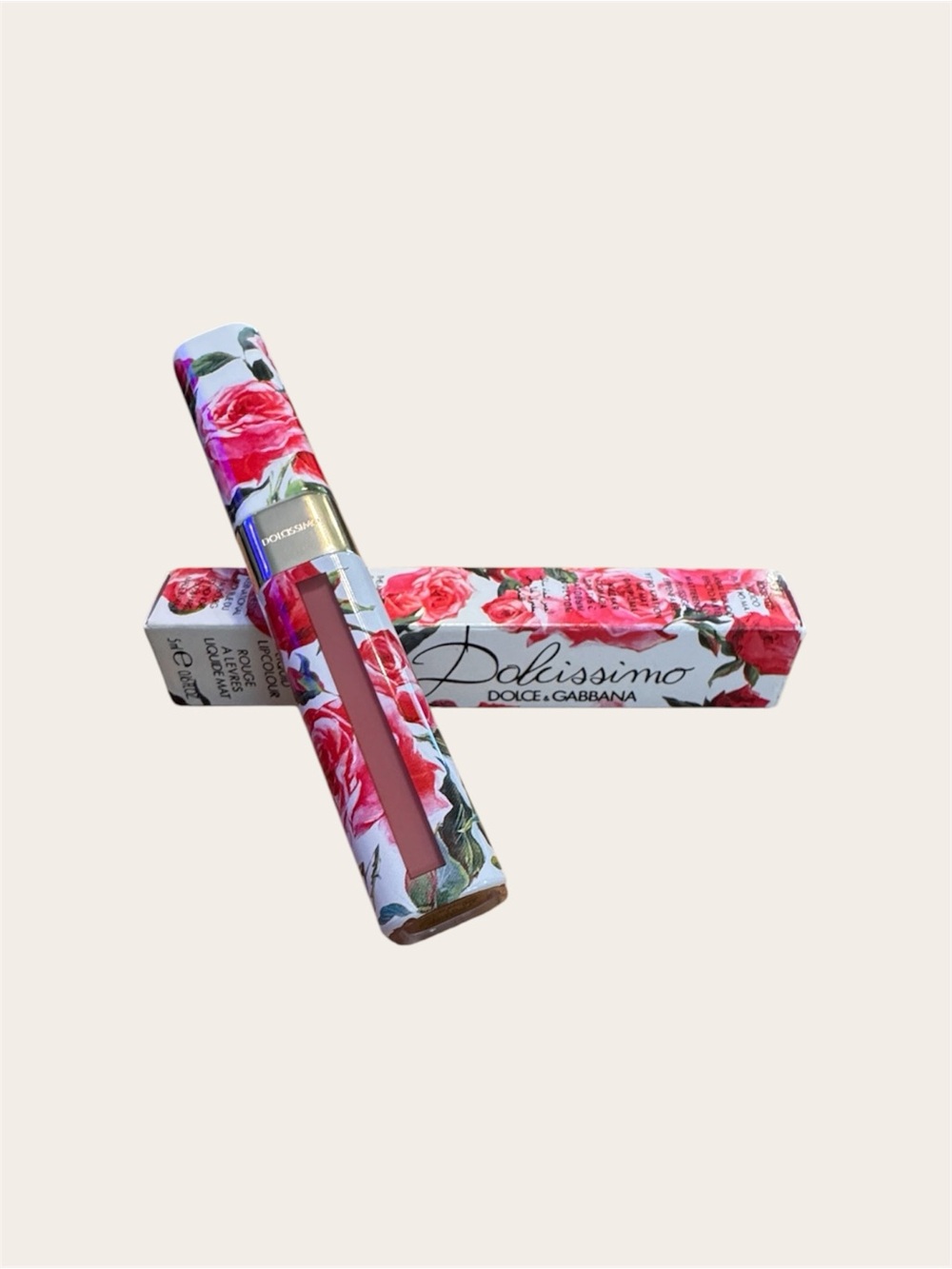 Dolce & Gabbana Dolcissimo Liquid Lipcolor Natural 1 Floral Packaging